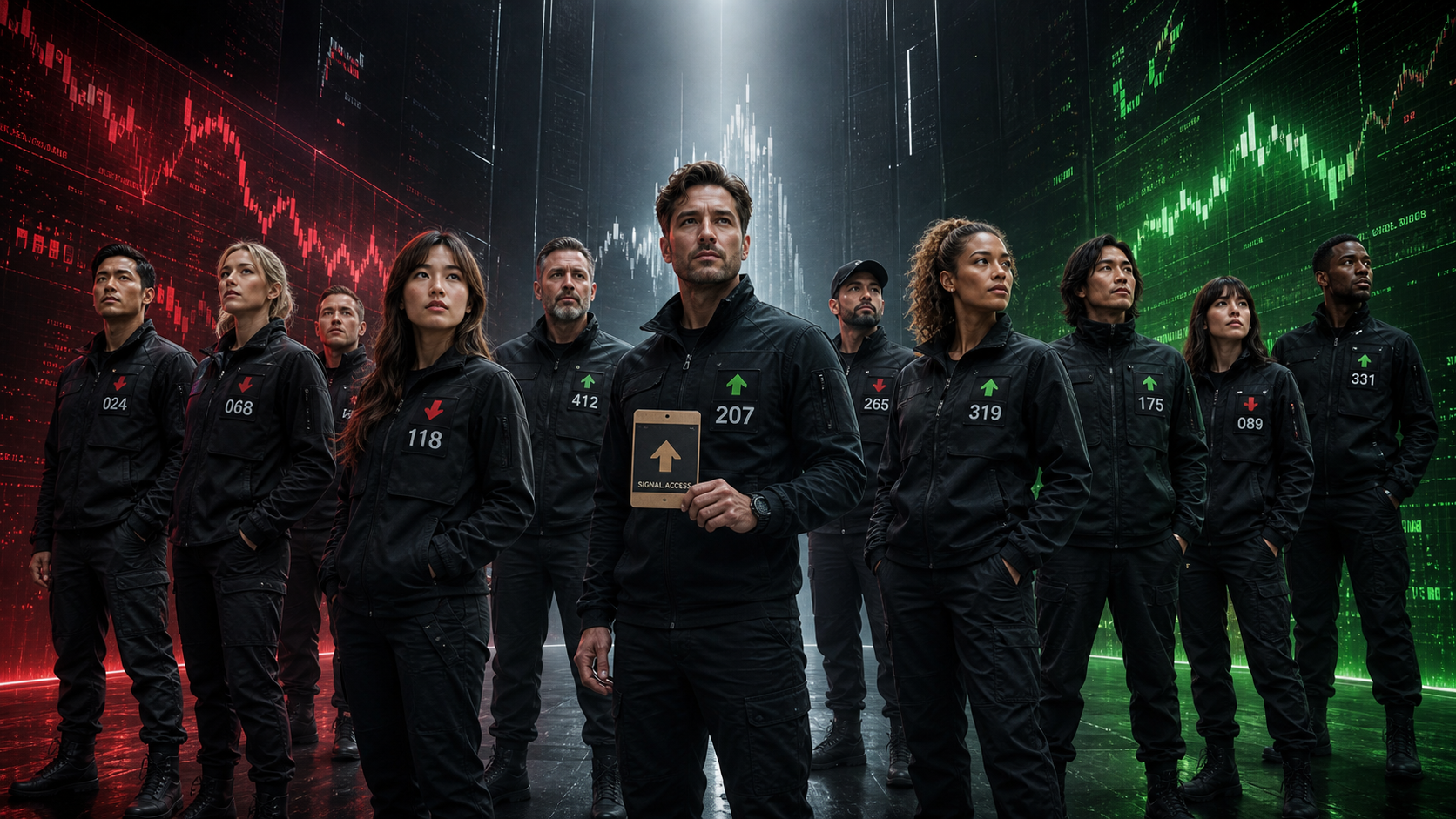A group representing future Red Trade Green Trade members